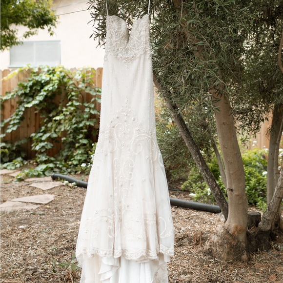 Dresses & Skirts - Elegant White Beaded Designer Wedding Gown